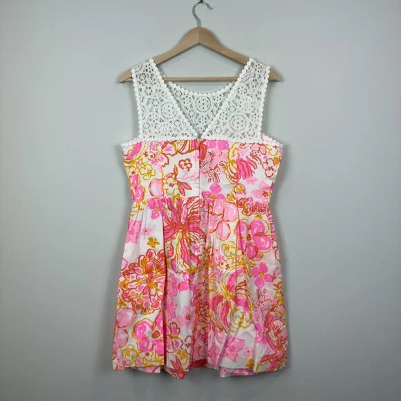 Lilly Pulitzer Women's Raegan Fit & Flare Dress Size 10 - Picture 4 of 13